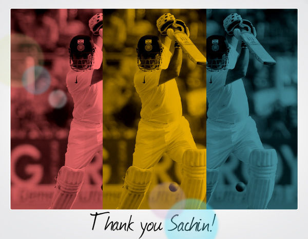 Thank You Sachin!